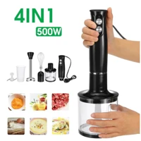 Imagem da promoção Kit Mixer e Processador 4 em 1 Para Diversos Alimentos Bebidas Gelada 300W