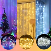 Imagem da promoção Cortina Led Decoração3x2/3x3 Metros 110v/220v Bivolt + 300 Leds Amarelo Branco Colorido