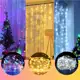 Cortina Led Decoração3x2/3x3 Metros 110v/220v Bivolt + 300 Leds Amarelo Branco Colorido em oferta