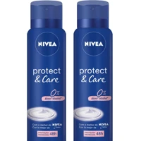 Imagem da promoção Kit Desodorante Aerossol NIVEA Protect & Care 150ML - 2 Unidades, Nivea, pacote de 2