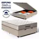 Cama Box Baú com Colchão de Espuma D60 Double Face Force Dream - Ortobom Casal 138cm em oferta