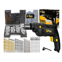 Imagem da promoção Furadeira De Impacto 3/8 Pol. 10mm 550w + Kit 300 Peças