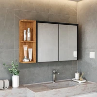 Imagem da promoção Armário De Banheiro Aéreo Espelheira Veneza 1 Porta Com Espelho Fundo Flex Color