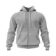 MOLETOM ZIPER FLANELADO UNISSEX- MARCA em oferta