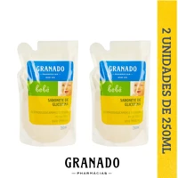 Imagem da promoção Kit 2 Refil Sabonete Líquido Granado Bebê Glicerina Tradicional 250ml