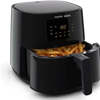 Imagem da promoção Philips Walita Preta Fritadeira Airfryer Essential XL Digital, 6.2L de capacidade, Garantia internac