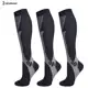 colour Kit 3 Pares Meias Compressão Unisex Joelho Corrida Ciclismo Varizes Alívio Esportivas em oferta