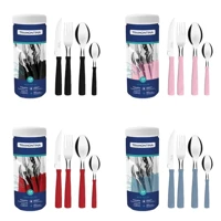 Imagem da promoção JOGO DE TALHERES FAQUEIRO TRAMONTINA 24 PEÇAS AÇO INOX-NEW KOLOR