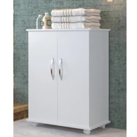 Imagem da promoção Armário Balcão C/ Duas Portas Multiuso Branco Quarto Base organizadora