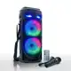 Caixa de Som Bluetooth Portátil Grande Com Microfone+Controle Remoto Multimídia Tws Led Rgb FM Xtrad em oferta