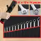 14 Peças Jogo Chave Combinada Boca Estrela Profissional combinação de aço carbono Chave fixa Com sac em oferta