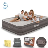 Imagem da promoção Cama Colchão Inflável Casal Até 350kg Fortech Queen Com Bomba Embutida + Bolsa Bestway