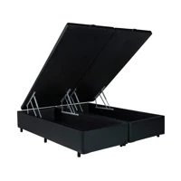 Imagem da promoção Base Cama Box Queen V-Joy Bipartido com Baú 38x158x198cm Bravus