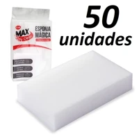 Imagem da promoção Kit Até 50 Esponja Magica Tira Mancha Melamina Branca Desengordura Limpeza