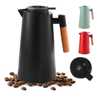 Imagem da promoção Garrafa Térmica 1 Litro Com Termômetro Led Para Chás / Café