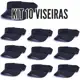Kit Viseira Lisa 10 a 30 Unidades Proteção UV Esportiva Ajustável em oferta