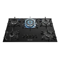 Imagem da promoção Cooktop Mueller 5 bocas Preto com Queimador Tripla chama