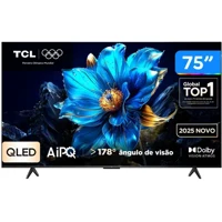Imagem da promoção Smart TV 75" TCL 4K UHD QLED 75P7K Google TV AiPQ Google Assistente 3 HDMI 1 USB