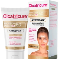 Imagem da promoção Protetor Solar Facial Cicatricure FPS 50 Antissinais Toque Seco 40ml