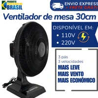 Imagem da promoção Ventilador Oscilante De Mesa 30cm Lartec3 Pás 45W 110V e 220v