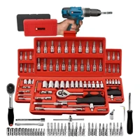 Imagem da promoção Kit Jogo De Chave Catraca Soquete 46 Peças Combo Jogo Ferramentas Profissional Chave Fenda Philips S