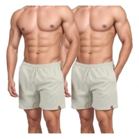 Imagem da promoção Kit 2 Short De Linho Masculino Básico Mauricinho Premium