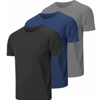 Imagem da promoção Kit 3 Camisetas Masculinas Dry Fit Academia Poliéster Premium Proteção UV
