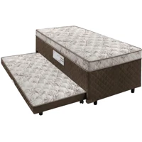 Imagem da promoção Cama Box Solteiro SMP com Cama Auxiliar - Ortopédica LightSpuma BIBOX Carol