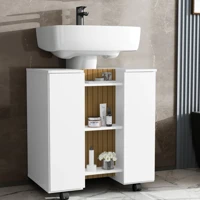 Imagem da promoção Gabinete Armário Banheiro Pia De Coluna Horus - Cores