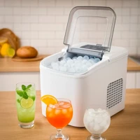 Imagem da promoção Máquina de Gelo Compacta 160W com Capacidade de 12kg em 24h - Ideal para Festas e Eventos
