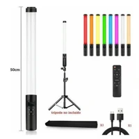 Imagem da promoção Bastão De Led portátil iluminação profissional Luz Rgb E Branco Preenchimento Foto Com Controle