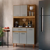 Imagem da promoção Jogo Armário De Cozinha Compacta 5 Portas 1 Gaveta Bonatto