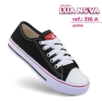 Imagem da promoção Tênis Feminino Adulto Cano Baixo Star Promoção Confortável Lua Nova Dia a Dia