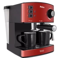 Imagem da promoção Cafeteira Expresso & Cápsulas Philco 20 Bar Inox Red PCF24