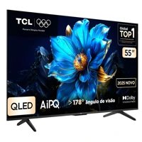 Imagem da promoção Smart TV TCL 55 Polegadas QLED 4K P7K WiFi Bluetooth Google TV HDR10+ Dolby Atmos Dolby Vision 55P7K