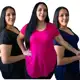 Kit 3 Blusas Tapa Bumbum Plus Size de Viscolycra Fitness em oferta