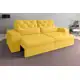 Sofá 4 Lugares Net Royale Assento Retrátil e Reclinável Canario 2,30m (L) - Netsofas em oferta
