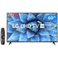 Smart TV 4K LED 60” LG 60UN7310PSA Wi-Fi Bluetooth - HDR Inteligência Artificial 3 HDMI 2 USB em oferta na Magazine Luiza