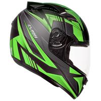 Imagem da promoção Capacete Ebf New Spark Flash 60/Preto Fosco/Verde