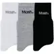 Kit 3 Pares de Meia Cano Curto, Mash, Masculino em oferta