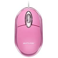 Imagem da promoção Mouse Multilaser Classic Box Rosa Usb