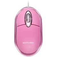 Mouse Multilaser Classic Box Rosa Usb em oferta na Amazon