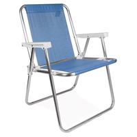 Imagem da promoção Cadeira Alta Alumínio, Azul