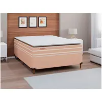Cama Box Casal (Box + Colchão) Reconflex - Molas Ensacadas/Pocket 65cm de Altura Prisma em oferta na Magazine Luiza