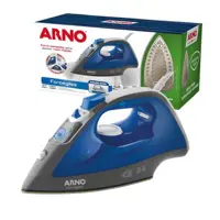 Ferro a vapor Arno Forcegliss FFC1 Base Cerâmica 1520w Azul 110v em oferta na Magazine Luiza