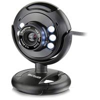 Imagem da promoção Webcam Multilaser Plug E Play 16Mp Nightvision Microfone Usb Preto - WC045