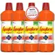 Kit Desinfetante Lysoform Líquido Bruto Original 1L com 4 unidades em oferta