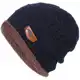 Fityle Chapéu Unisex De Gorro Chapéu De Malha Quente Chapéu Forrado De Lã Grossa em oferta