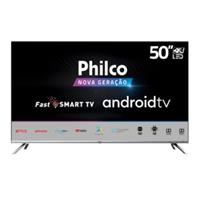 Imagem da promoção Smart Google Tv Philco 50" Led Borderless 4k, Fast Smart, Áudio Dolby, Com Chromecast Built In  