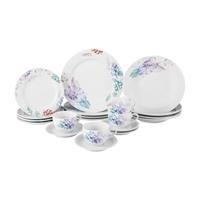 Imagem da promoção Aparelho de Jantar Chá 20 Peças Porcelana Schmidt - Redondo Floral Colorido Florence